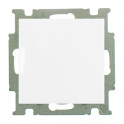 Выключатель кнопочный  ABB Basic 55 альпийский белый (2026 UC-94)