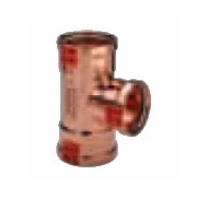 Тройник Viega d108х76,1х108 под пресс, Profipress XL c SC-Contur, медь