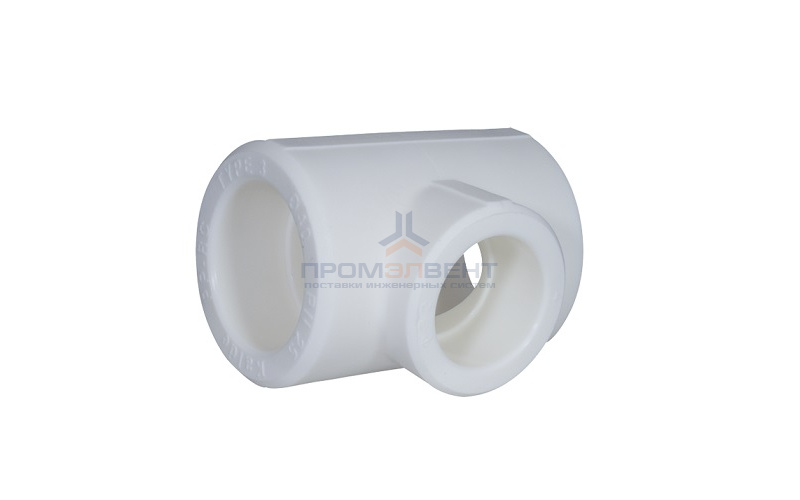 Тройник переходной KALDE - 40 x 25 x 40 (для полипропиленовых труб под пайку, цвет белый)