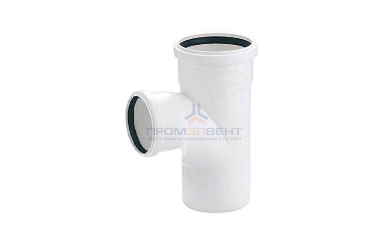 Тройник с уменьшенным отводом на 87° REHAU RAUPIANO PLUS - 110 x 90 (для внутренней канализации)