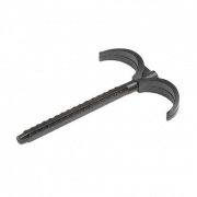 Дюбель крюковой двойной STOUT - длина 80 мм. (для напольной фиксации труб D32 мм)