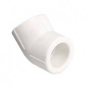 Отвод 45° VALTEC VTp.759 - 50 (для полипропиленовых труб под пайку, цвет белый)