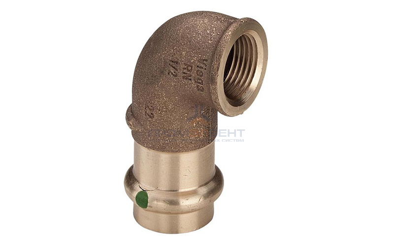 Отвод 90° Viega G3 Sanpress 2214.2 - 12 x 3/8