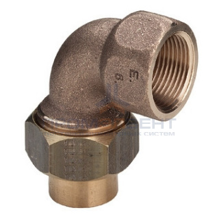 Отвод 90° разъемный Viega R4 94096G - 18 x 3/4" (пайка, для медных труб)