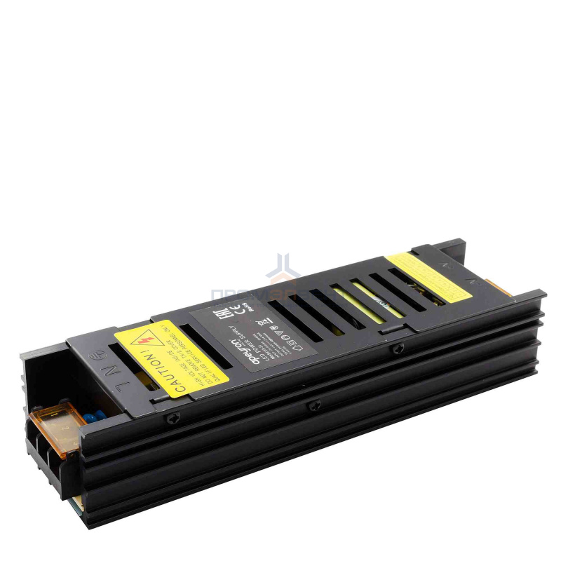 03-31 Блок питания (слим) 12В, 150 Вт, IP20, 12,5 А, черный, 188*53.5*39 мм