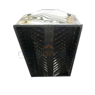 Зонт  800х 800х400 с лабиринтным ЖУ из оцинкованной стали