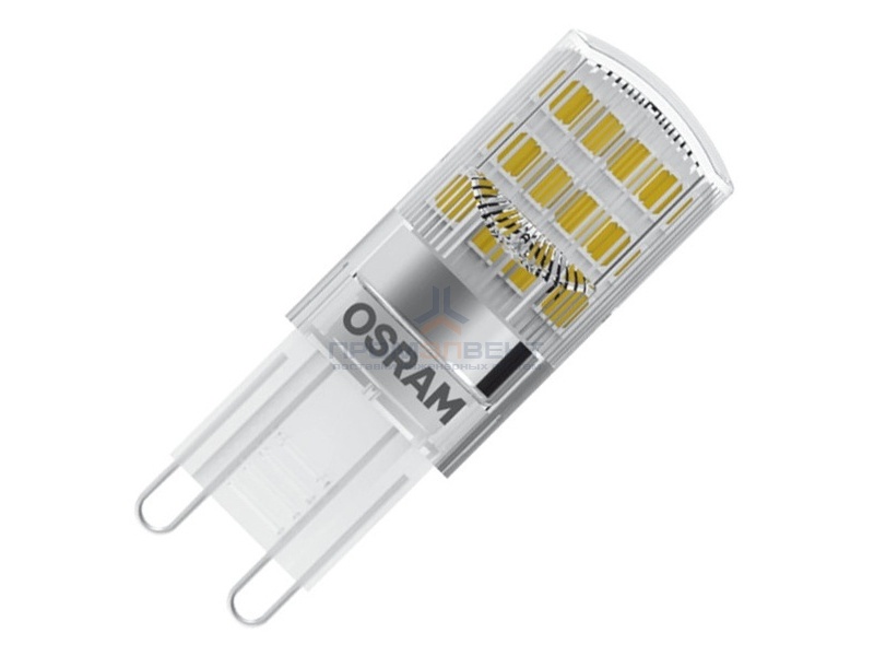 Лампа светодиодная Osram LED PIN 40 3,8W/827 470lm 220V G9 теплый свет