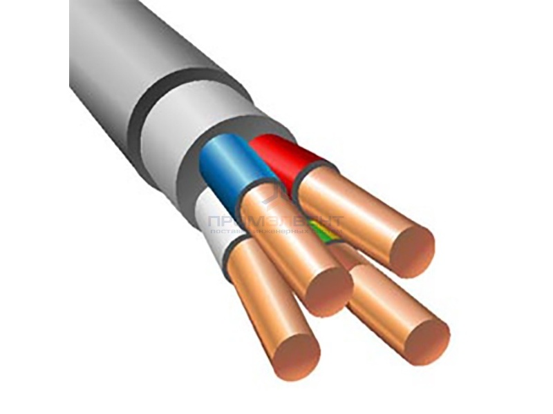 Кабель силовой NYM 4х2,5 0,66кВ ГОСТ 31996 (Электрокабель НН)
