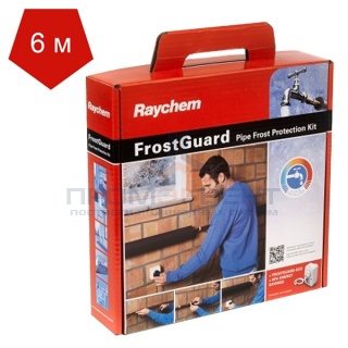 Кабель для обогрева труб Raychem FrostGuard 6m