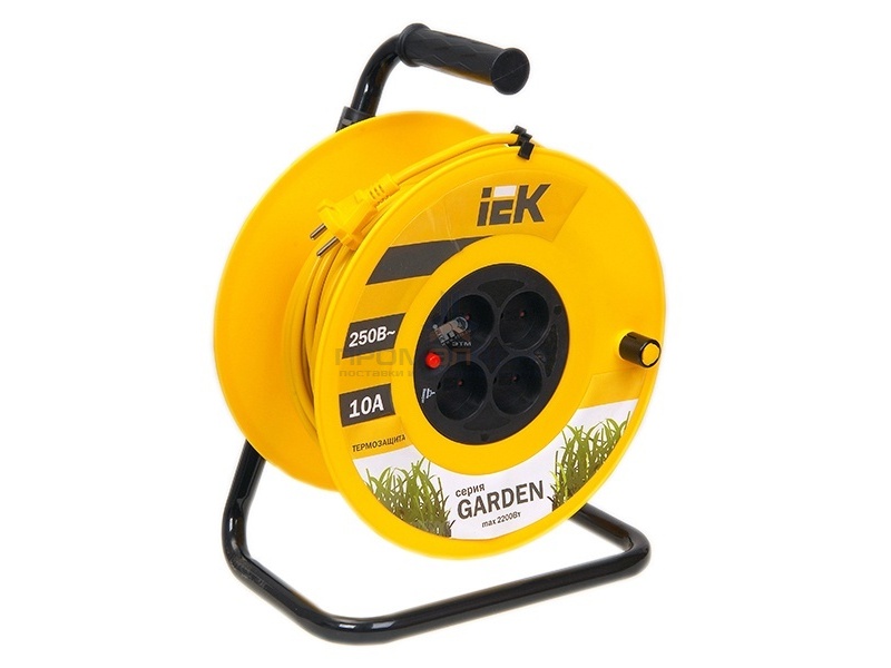 Удлинитель на катушке IEK 