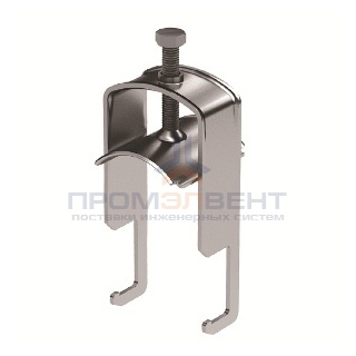 Держатель кабельный для крепления к лотку/профилю,  д. 62-68