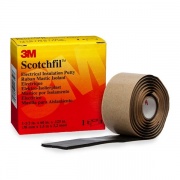 Электроизоляционная мастика 3M Scotchfil черная 38мм х 1,5 метра (от -40°С до +80°С)
