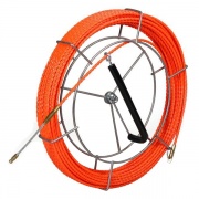 Протяжка кабельная из плетеного полиэстера Fortisflex PET d4,7mm L20m оранжевый на метал. катушке