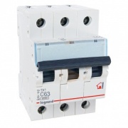 Автоматический выключатель Legrand TX3 C63A 3П 6kA (автомат)