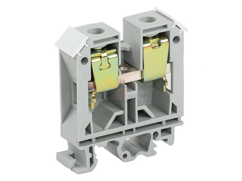 Клеммник IEK ЗНИ-35мм2  125А серый  (30шт. в упак.)