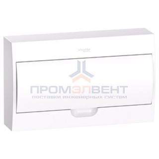 Бокс навесной Schneider Electric Easy9 на 18 модулей с белой дверью с клемниками N+PE