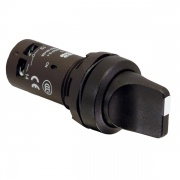 Переключатель ABB C2SS2-30B-11 2-х позиционный черный 1НО1НЗ (90 гра дусов) с фиксацией